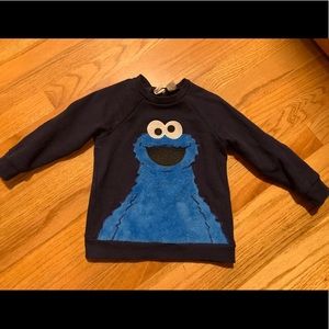 Cookie Monster Sweater 2T